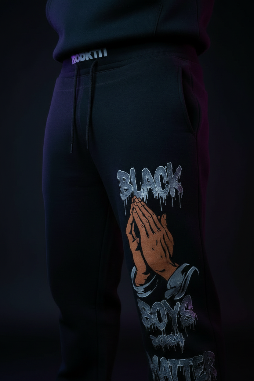Black Boys Matter Joggers
