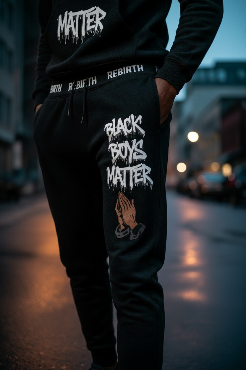 Black Boys Matter Joggers