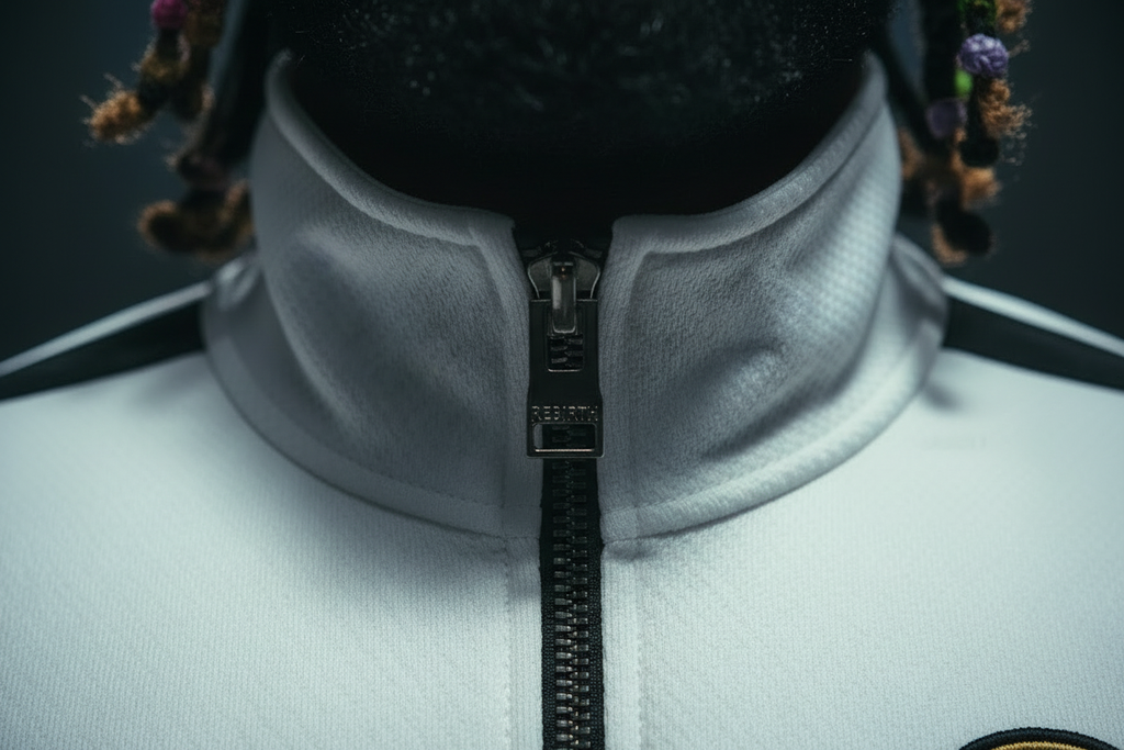 Collar & Zipper Detail