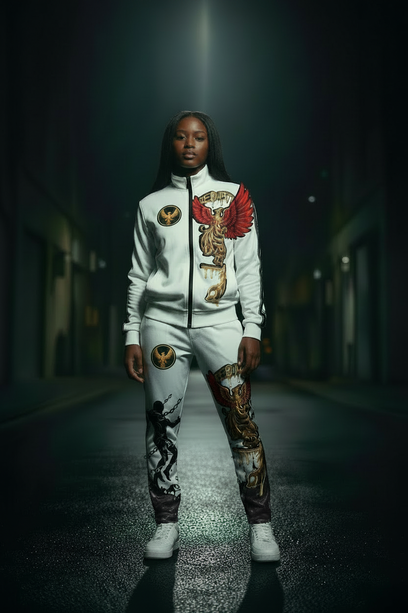 Rebirth Phoenix Tracksuit — Female Hero Feminine