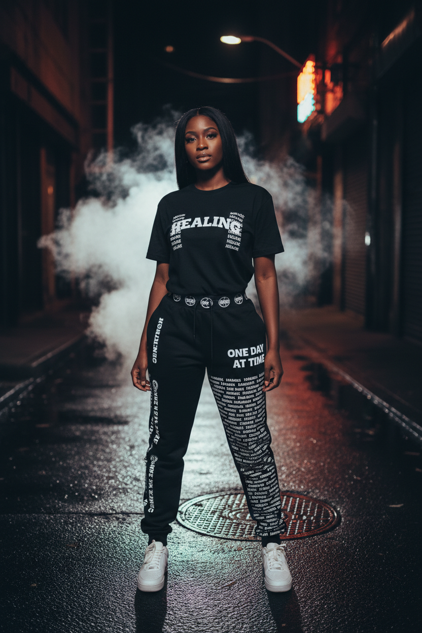 Women's Healing Joggers Mockup